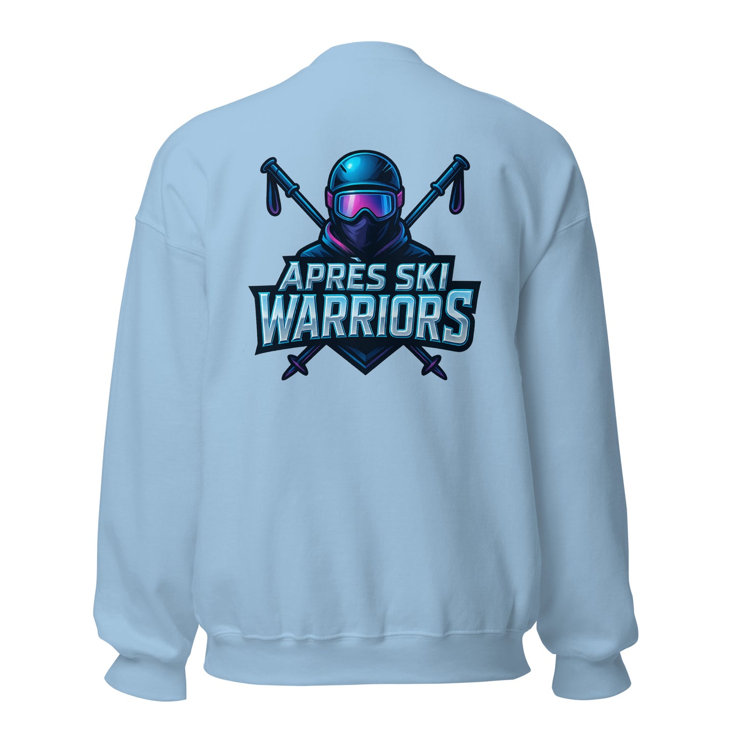 Après Ski Warriors – Backprint Sweater für Gruppenfeiern