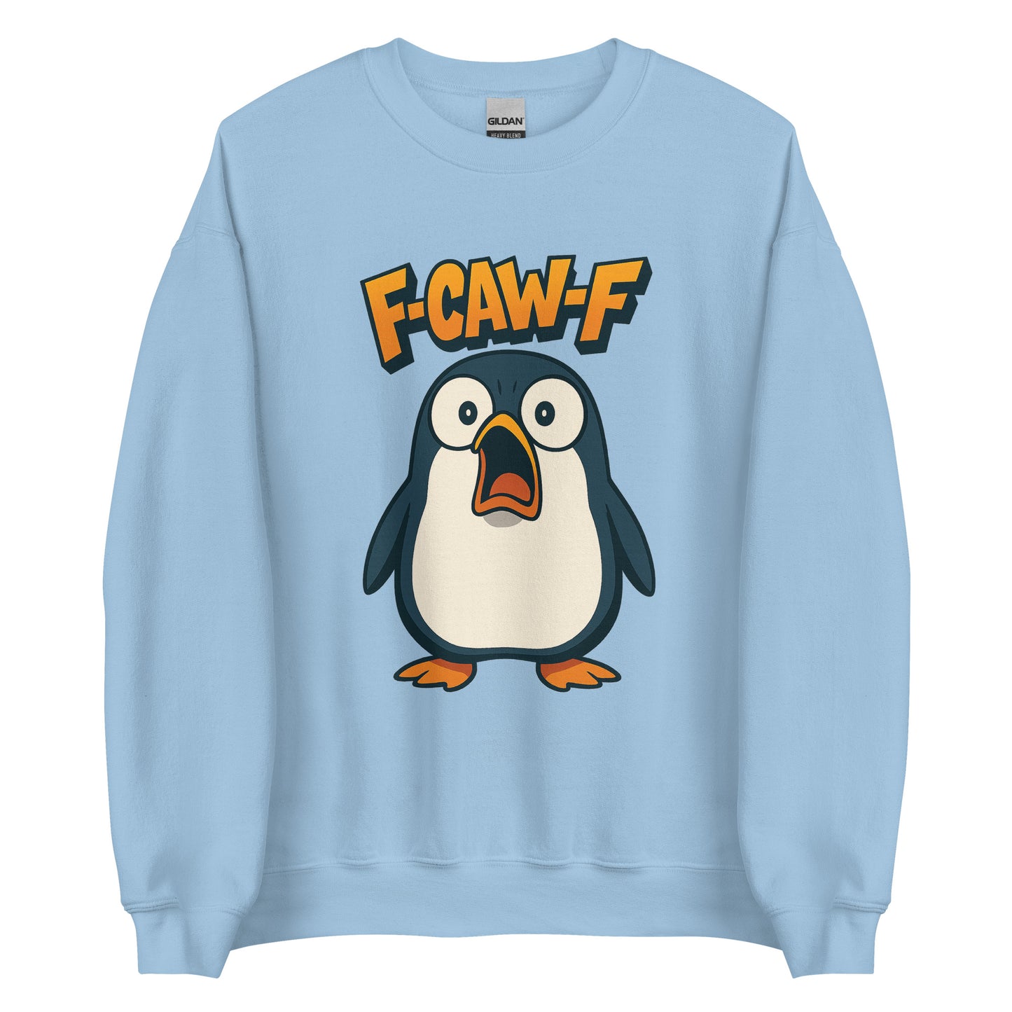 F-CAW-F – Schockierter Pinguin – Sweater