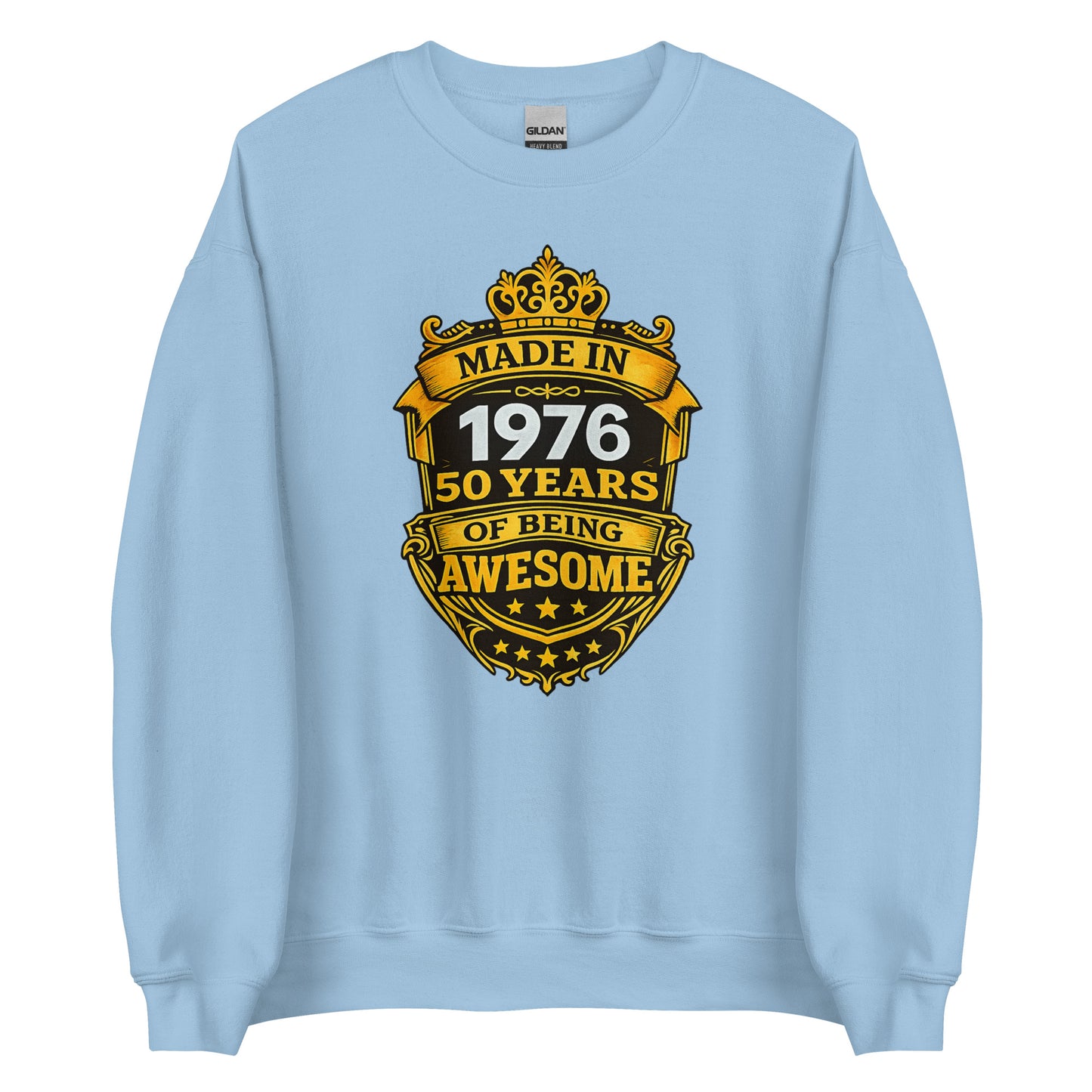 Made in 1976 – 50 Years of Being Awesome – Unisex Sweater