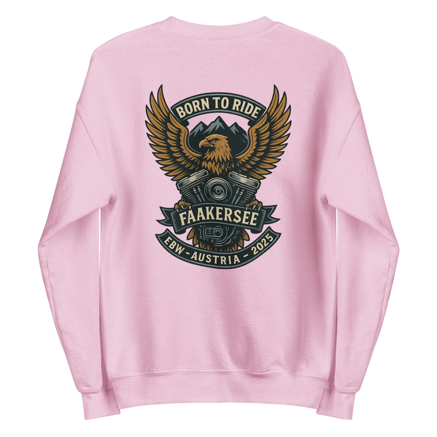 Born to Ride – EBW Faakersee Edition 2025 - Unisex-Pullover - Backprint