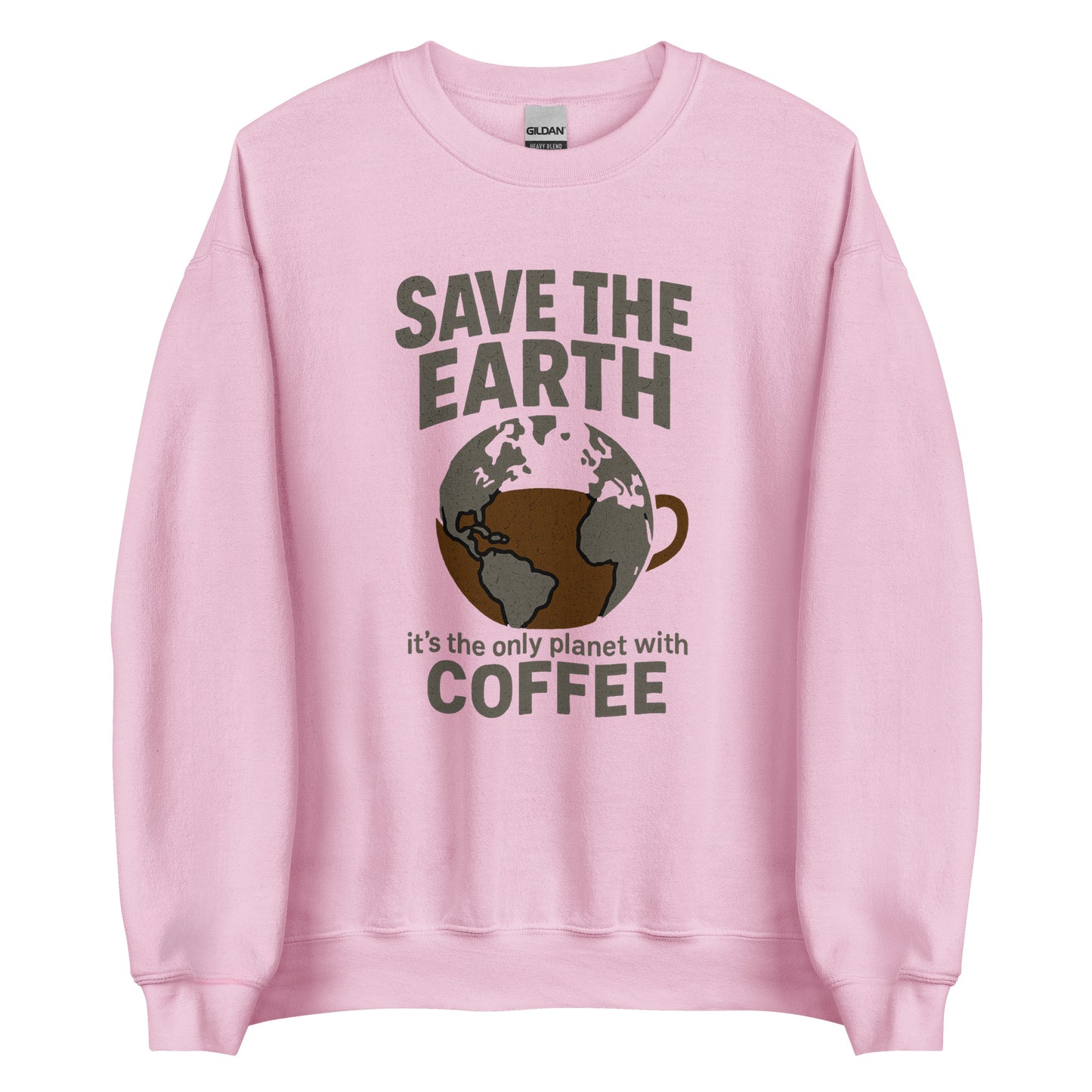 Save The Earth – It’s The Only Planet With Coffee – Unisex Sweater