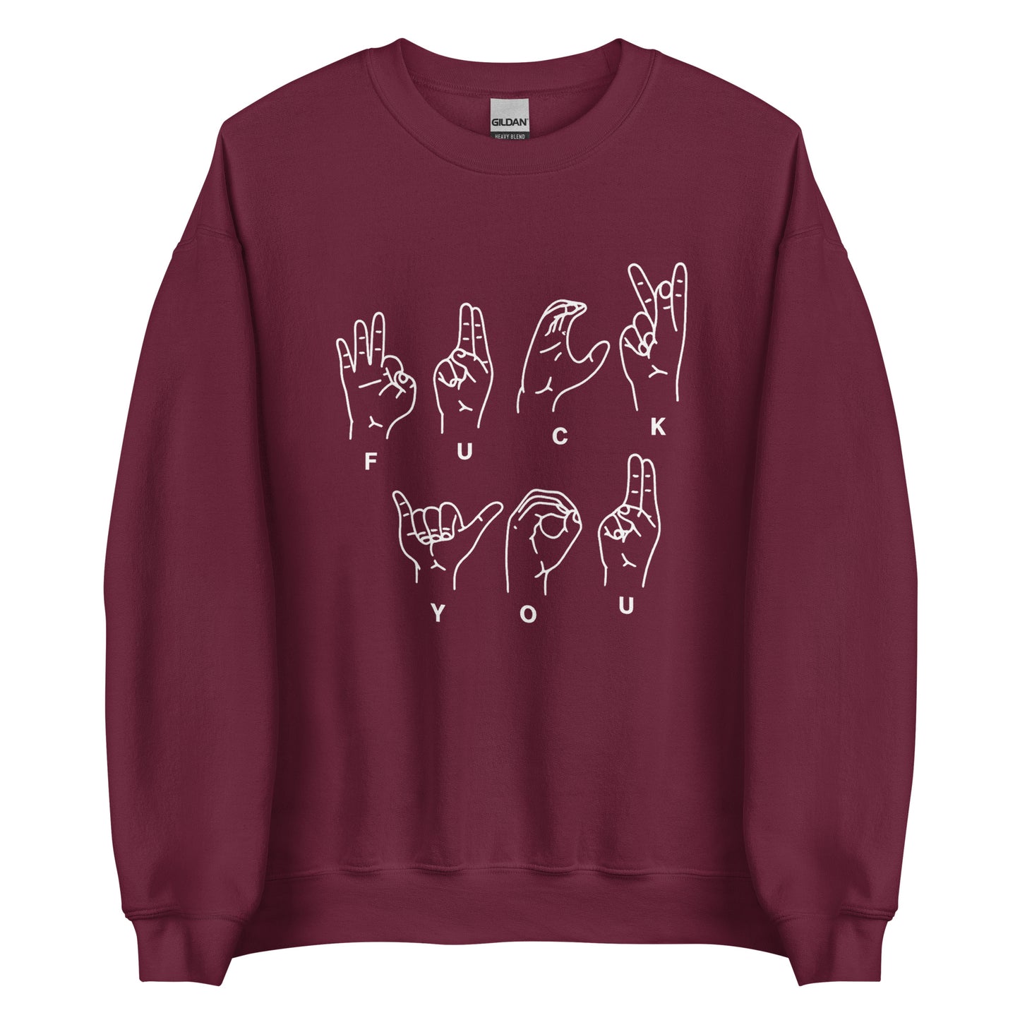 Fuck You Handsign Unisex Sweater