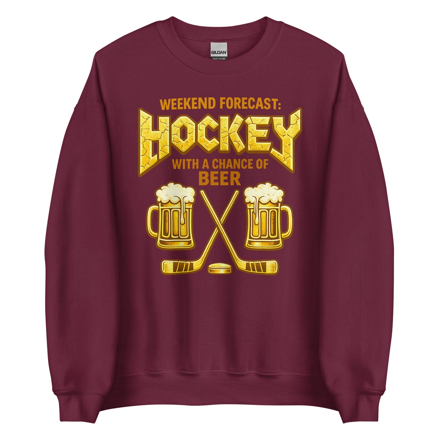 Weekend Forecast: Hockey with a Chance of Beer – Unisex Sweater