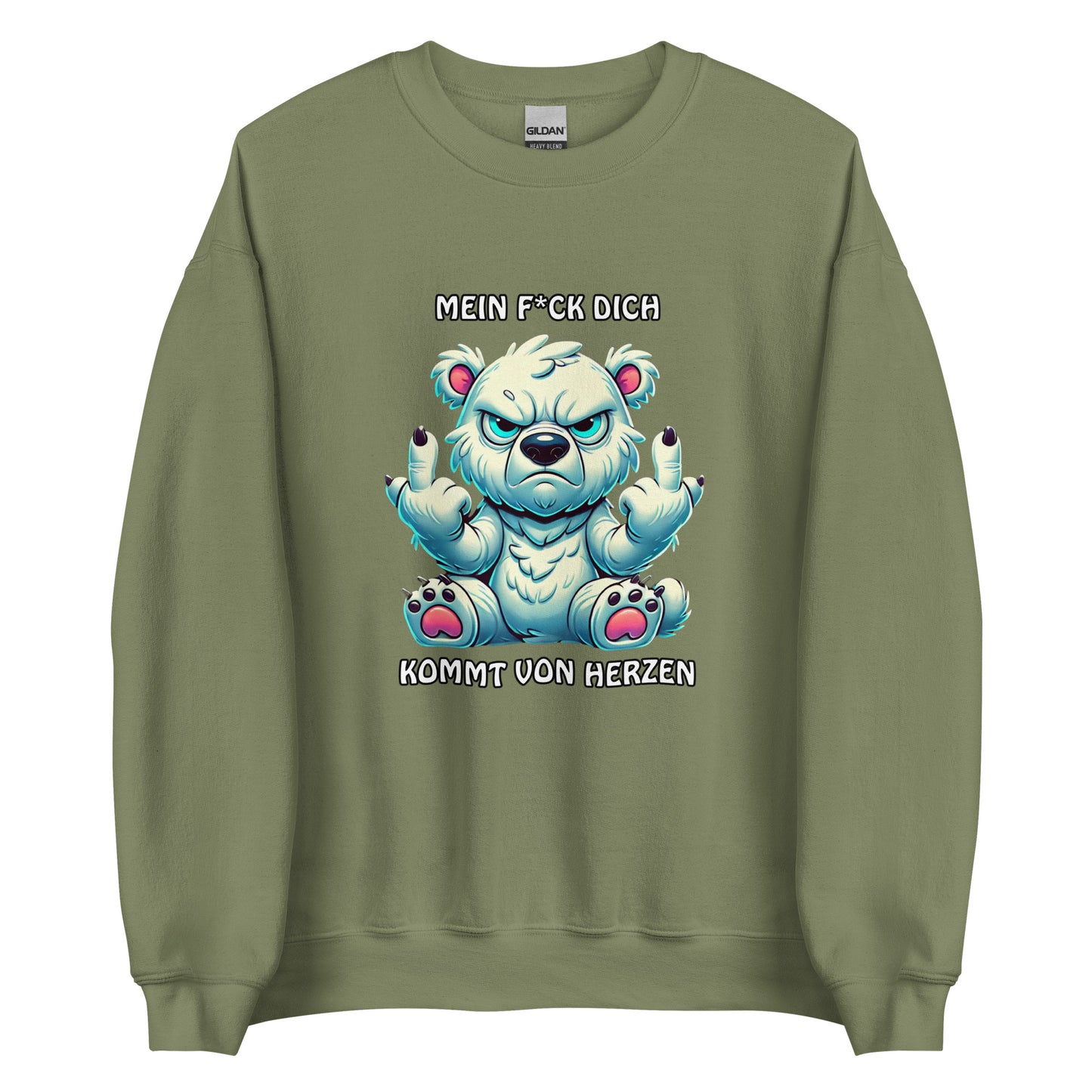 Brummo – Mein F*ck Dich kommt von Herzen - Unisex-Pullover