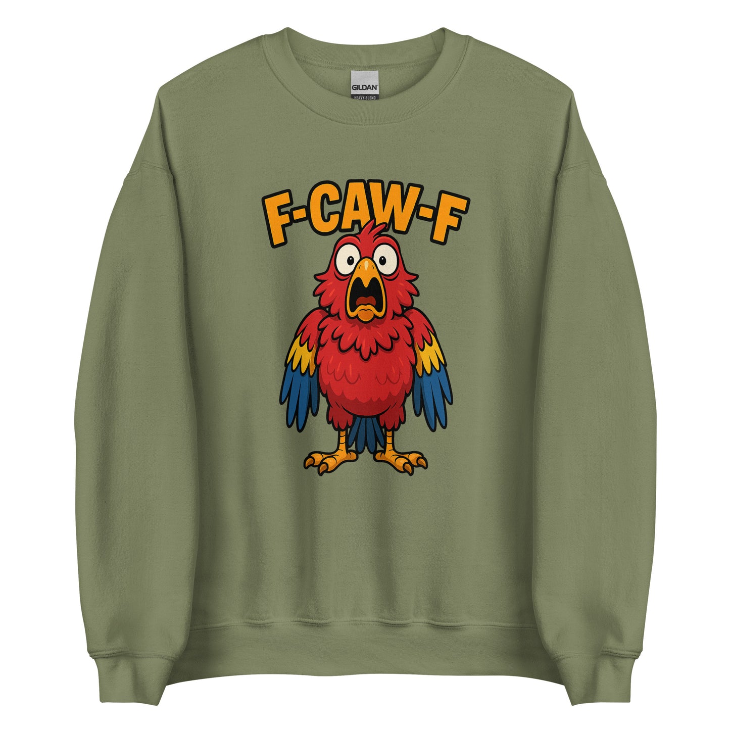 F-CAW-F – Schockierter Papagei – Sweater
