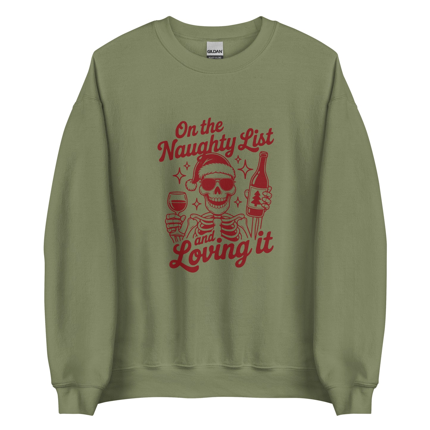 On the Naughty List and Loving It – Unisex Sweater