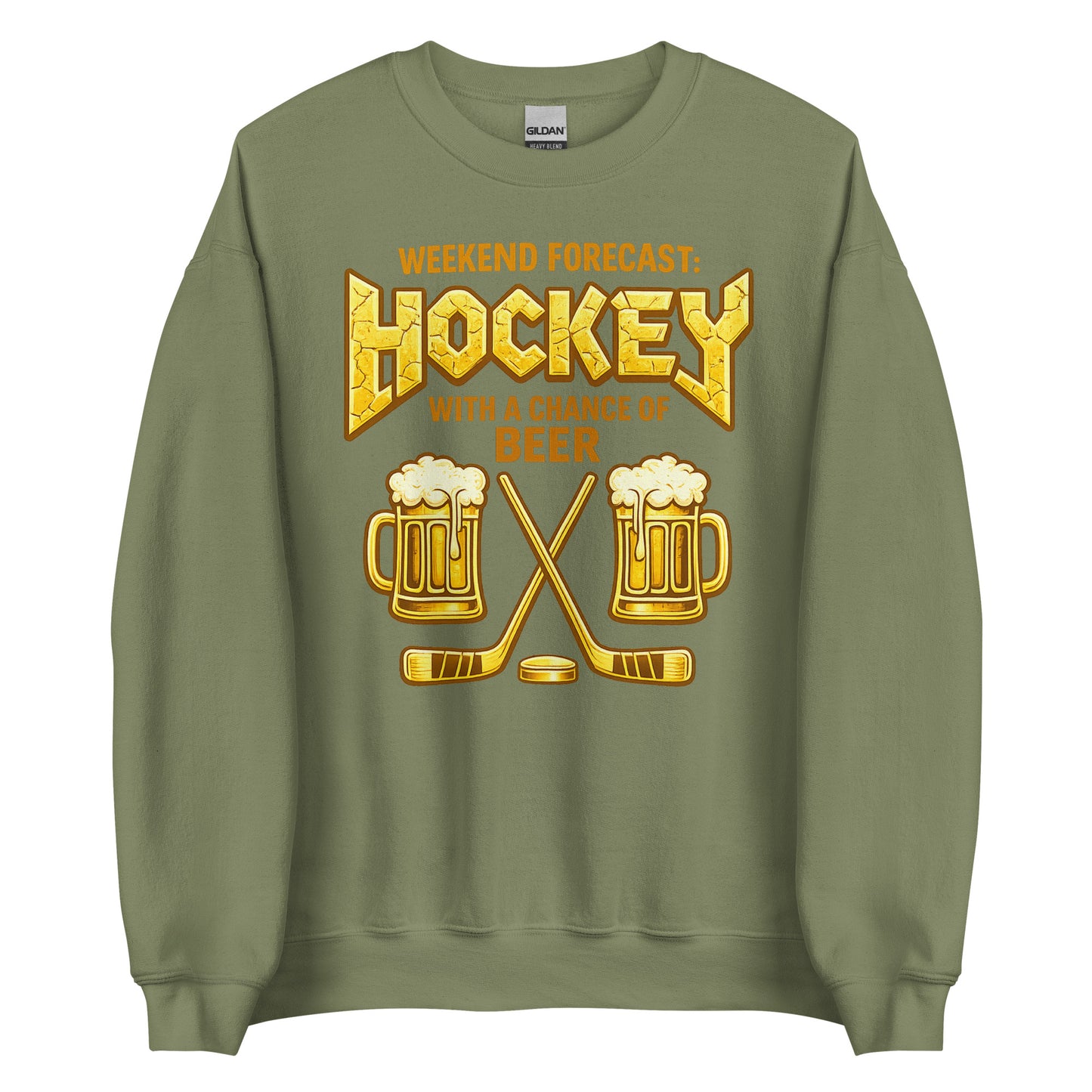 Weekend Forecast: Hockey with a Chance of Beer – Unisex Sweater