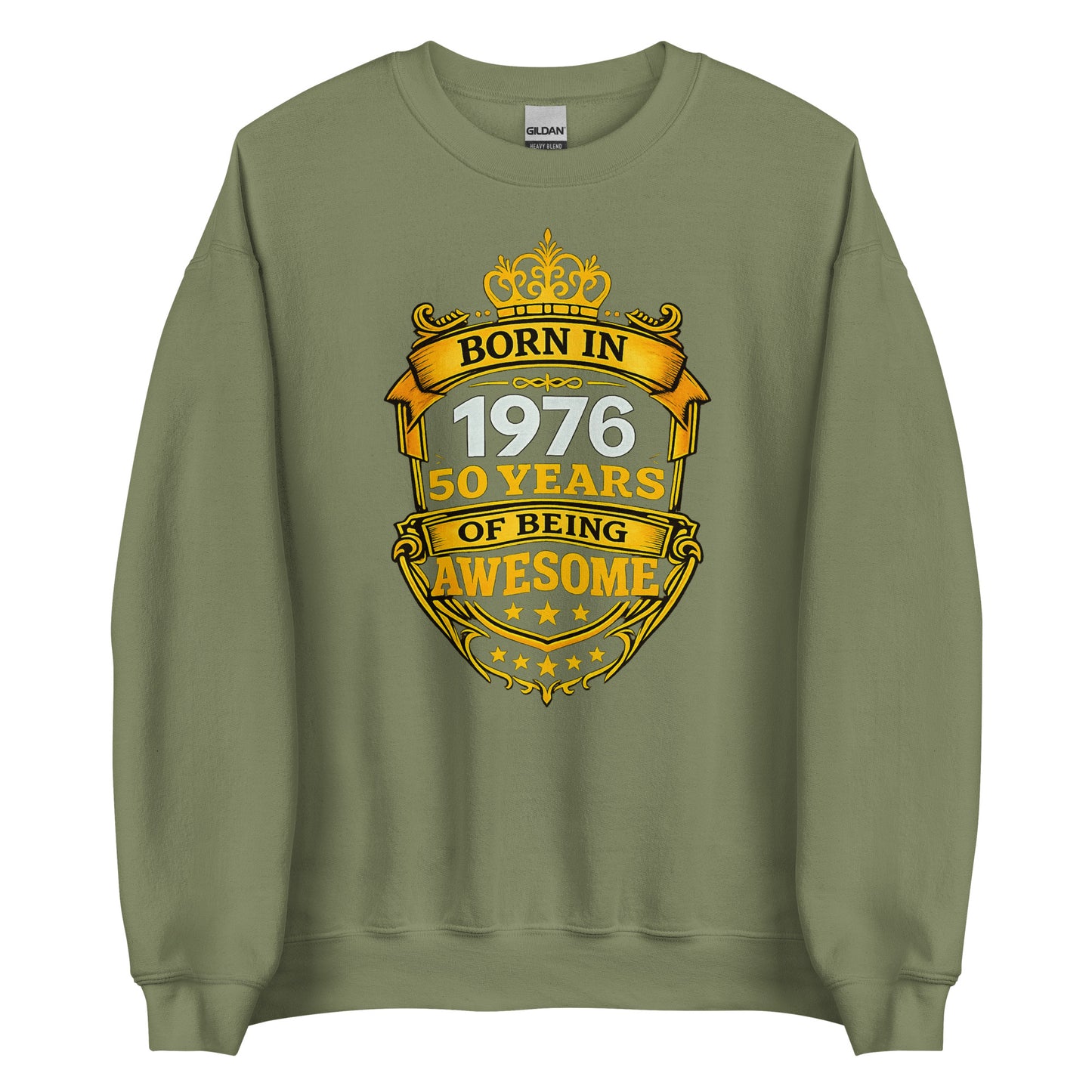 Born in 1976 – 50 Years of Being Awesome – Unisex Sweater
