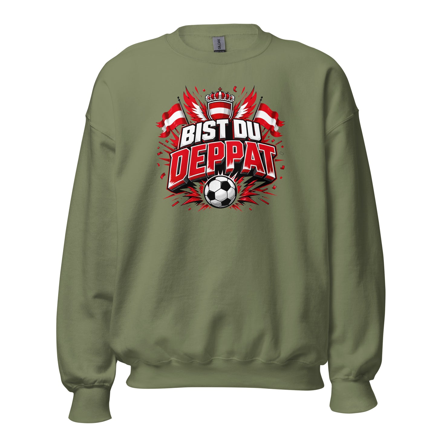 Bist du deppat! – Österreich Fußball Fan Sweater