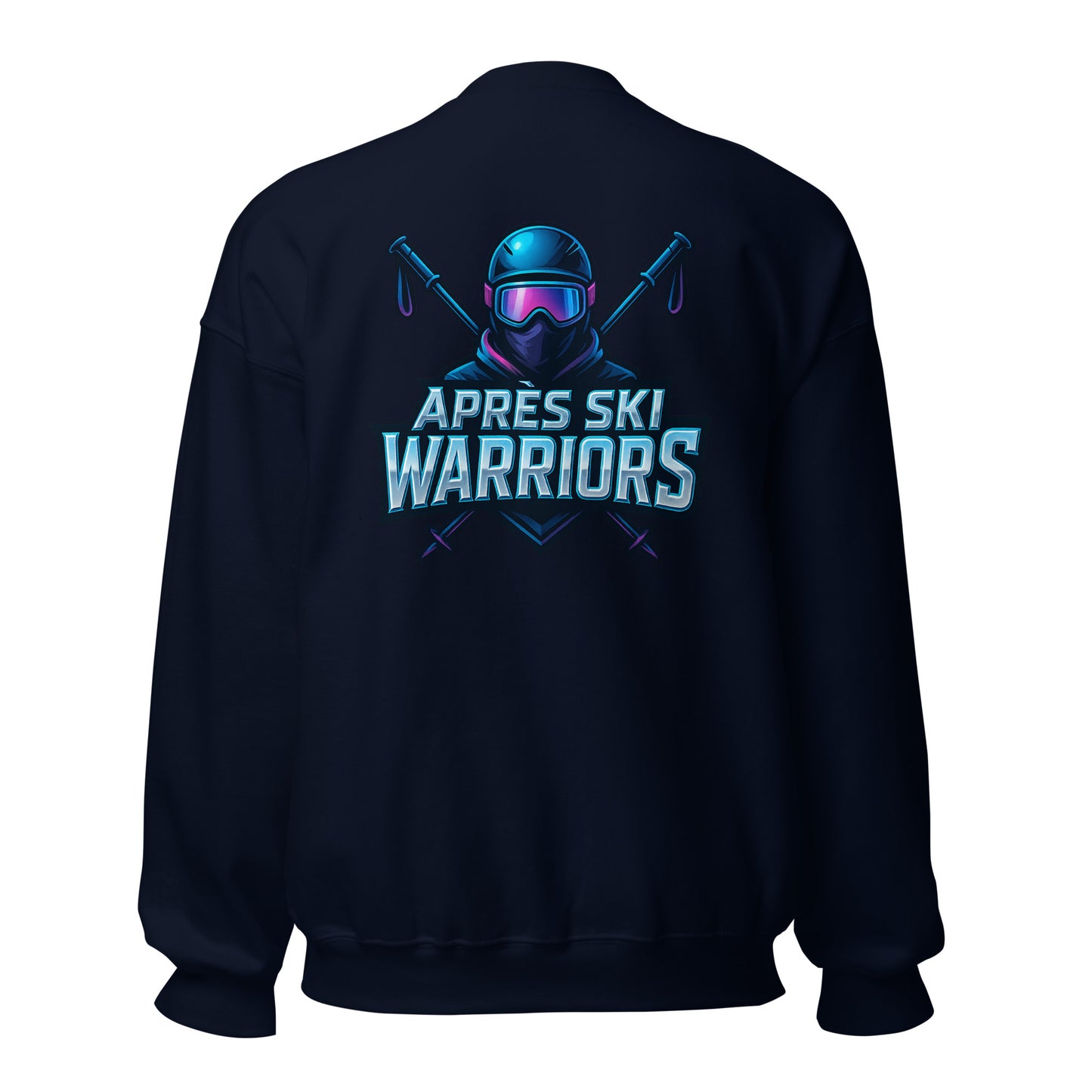 Après Ski Warriors – Backprint Sweater für Gruppenfeiern