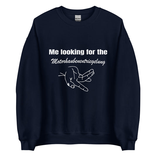 Motorhaubenentriegelung – Unisex Pullover
