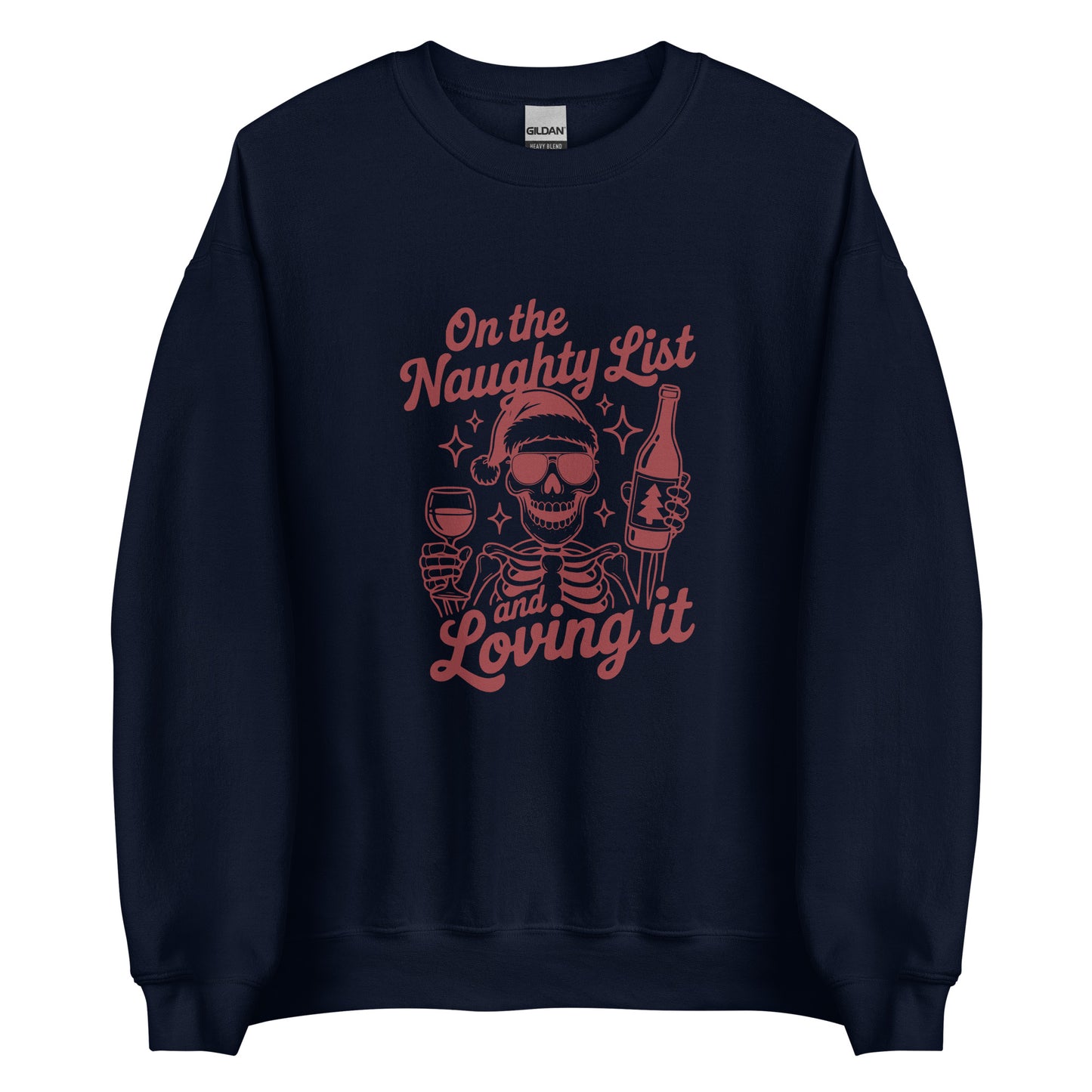 On the Naughty List and Loving It – Unisex Sweater