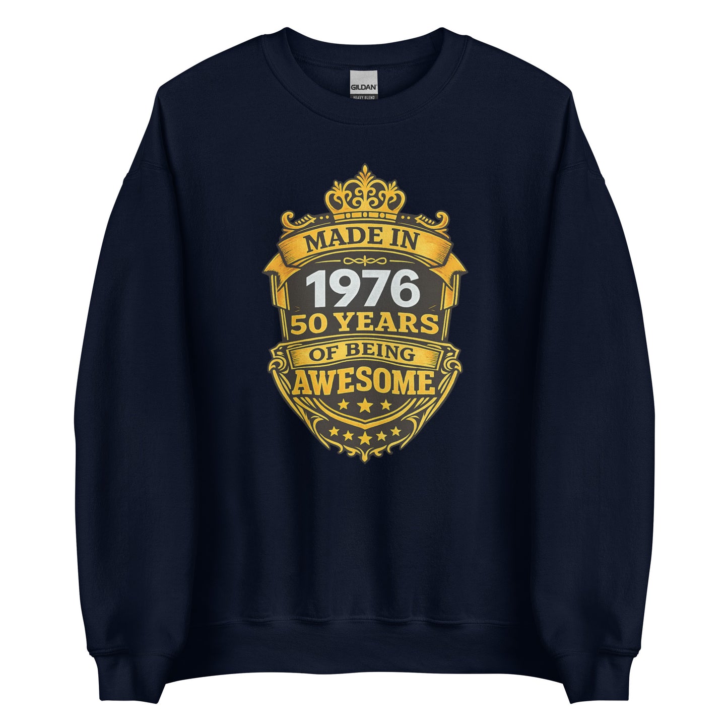 Made in 1976 – 50 Years of Being Awesome – Unisex Sweater