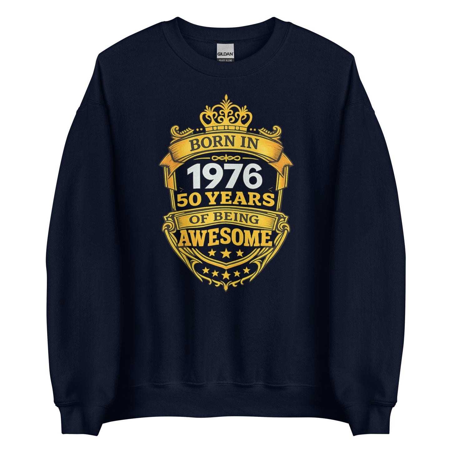 Born in 1976 – 50 Years of Being Awesome – Unisex Sweater