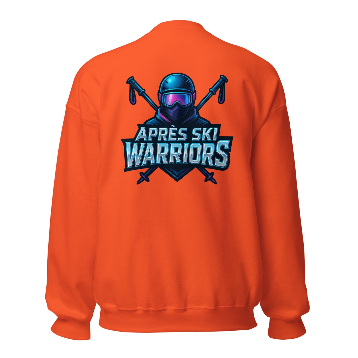 Après Ski Warriors – Backprint Sweater für Gruppenfeiern