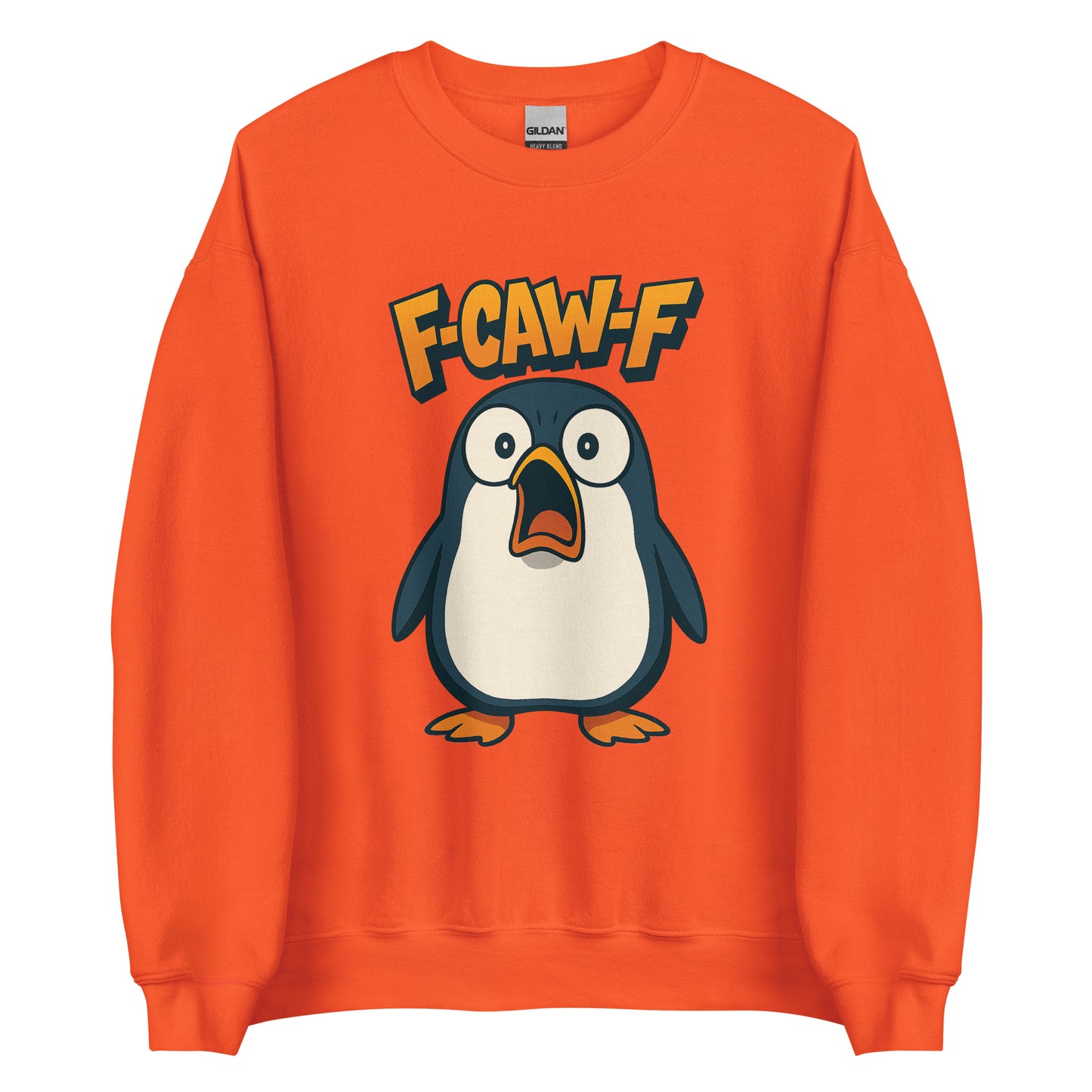 F-CAW-F – Schockierter Pinguin – Sweater