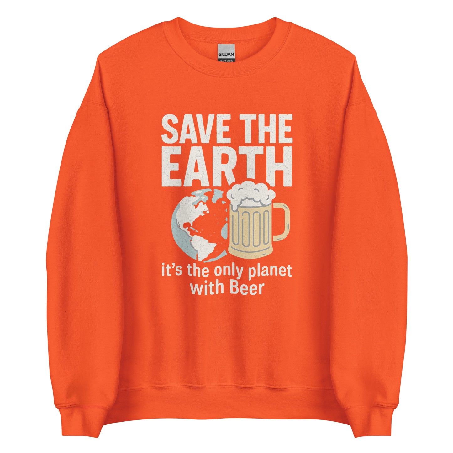 Save The Earth – It’s The Only Planet With Beer – Unisex Sweater