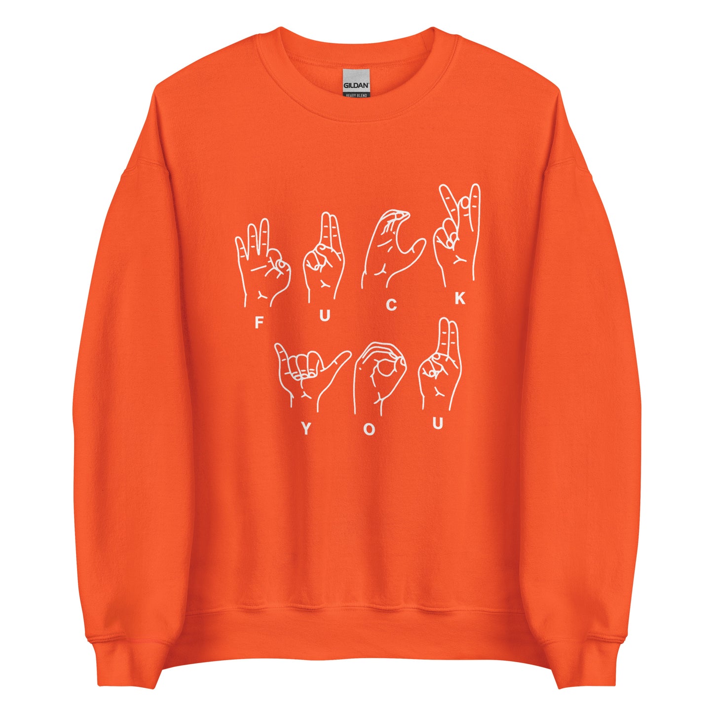 Fuck You Handsign Unisex Sweater