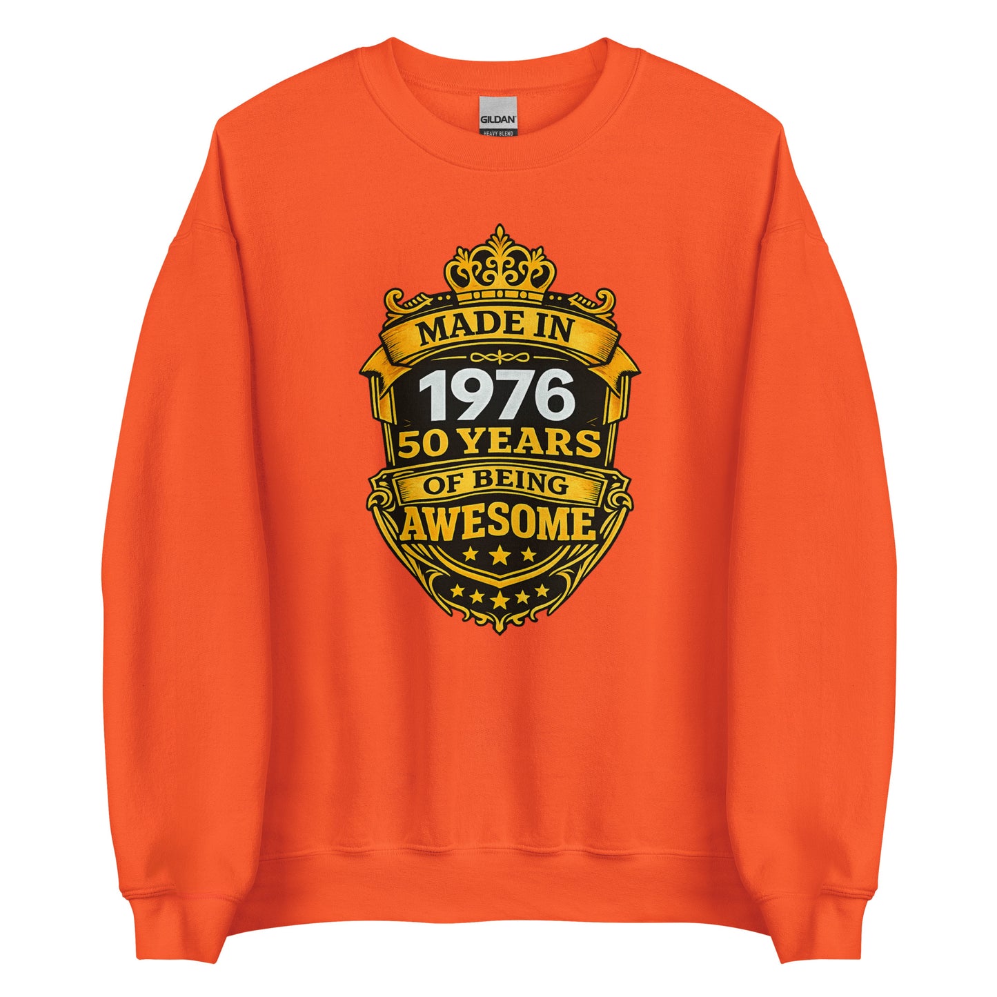 Made in 1976 – 50 Years of Being Awesome – Unisex Sweater