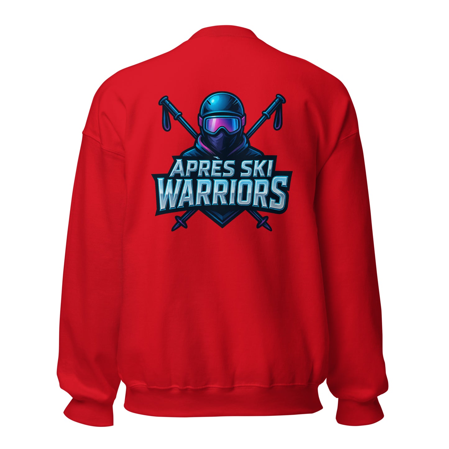 Après Ski Warriors – Backprint Sweater für Gruppenfeiern