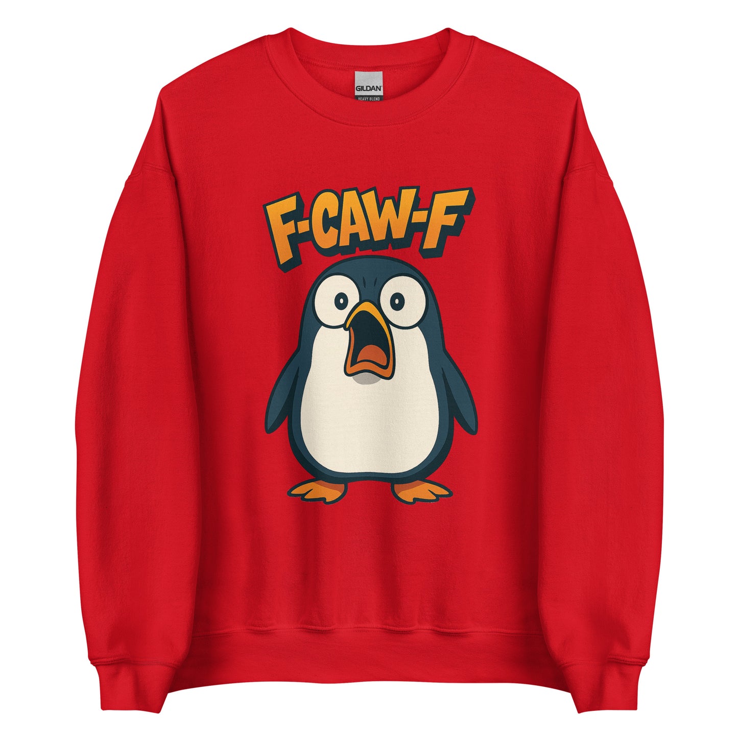 F-CAW-F – Schockierter Pinguin – Sweater