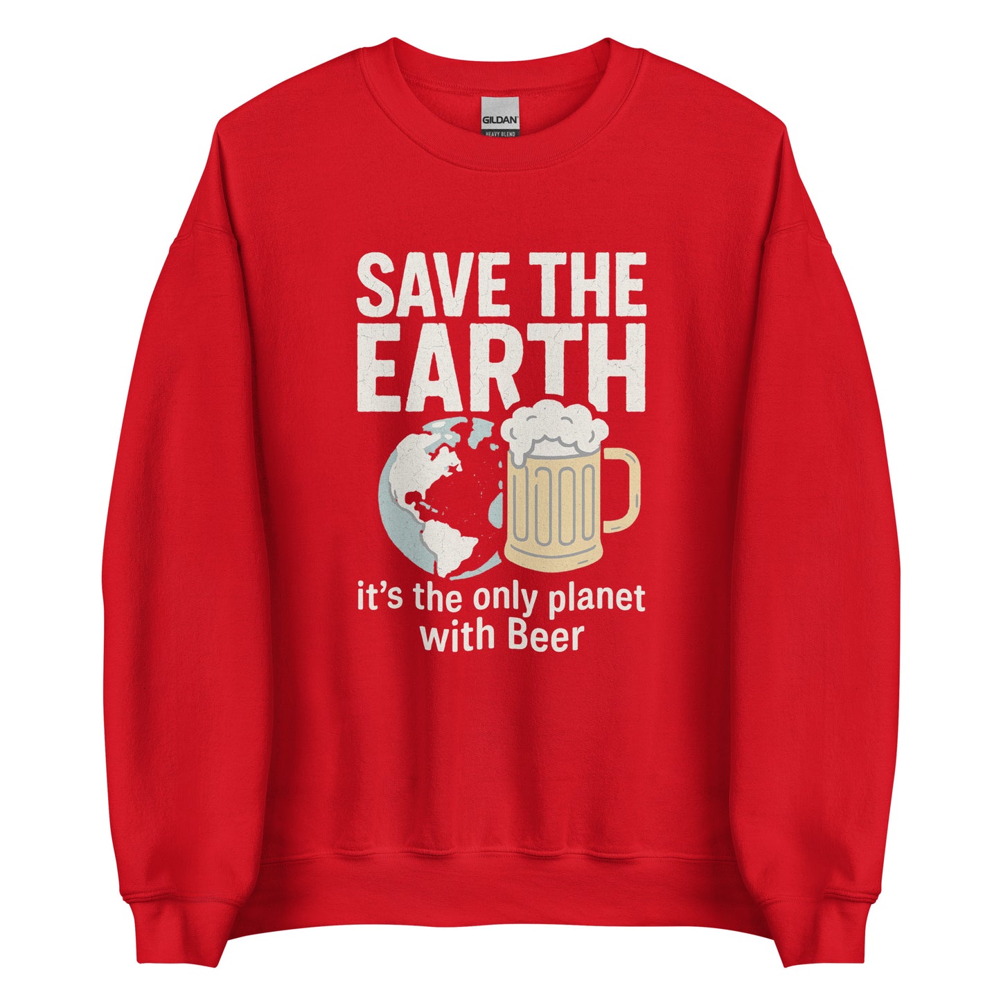 Save The Earth – It’s The Only Planet With Beer – Unisex Sweater