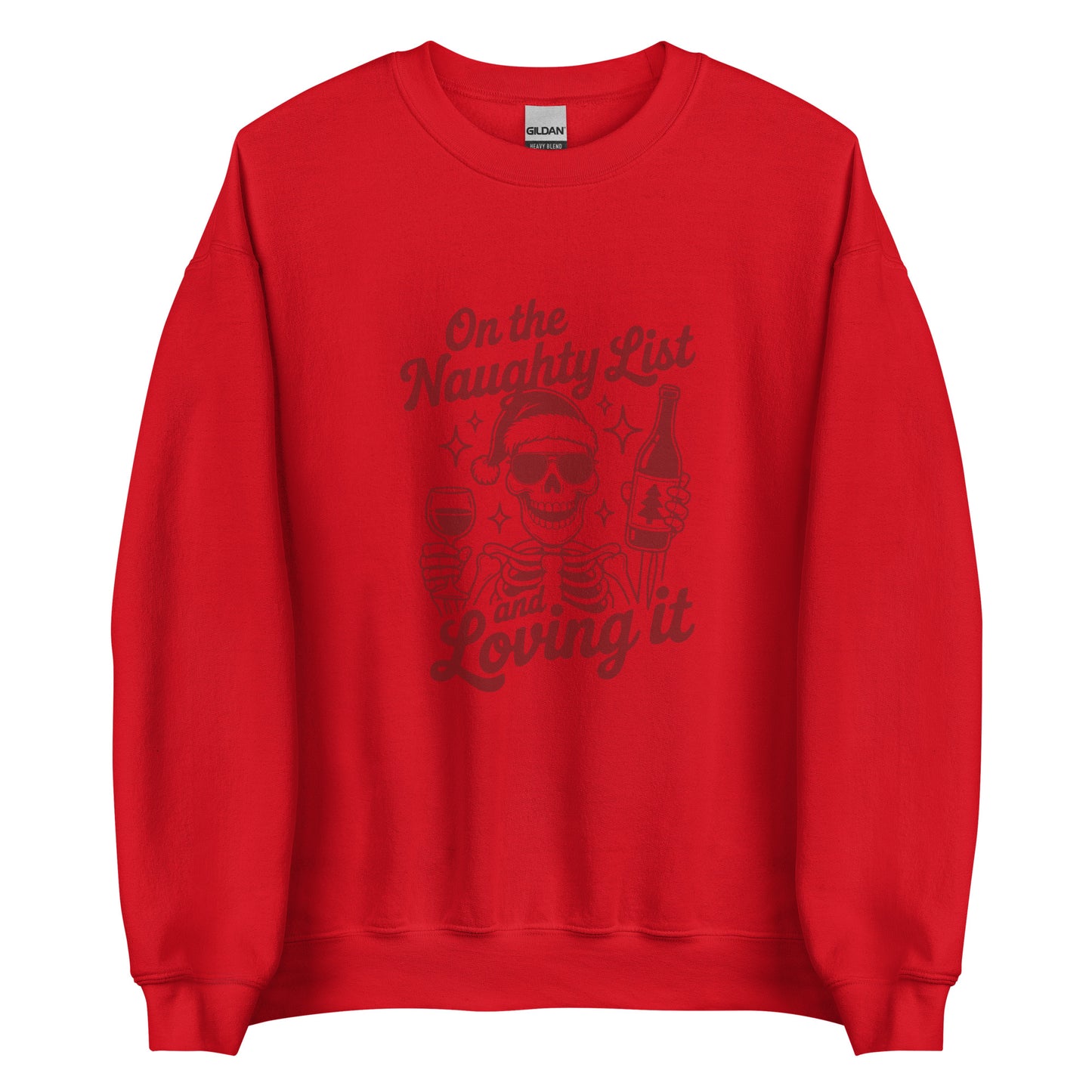 On the Naughty List and Loving It – Unisex Sweater