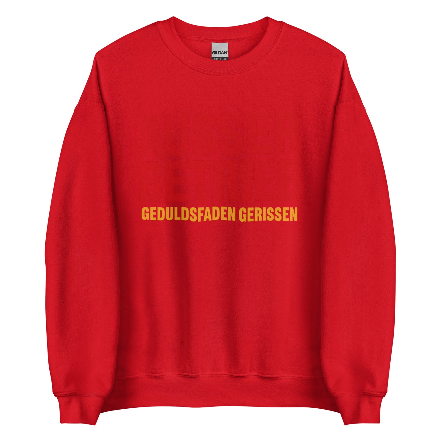 Außer Betrieb – Geduldsfaden gerissen Unisex Sweater