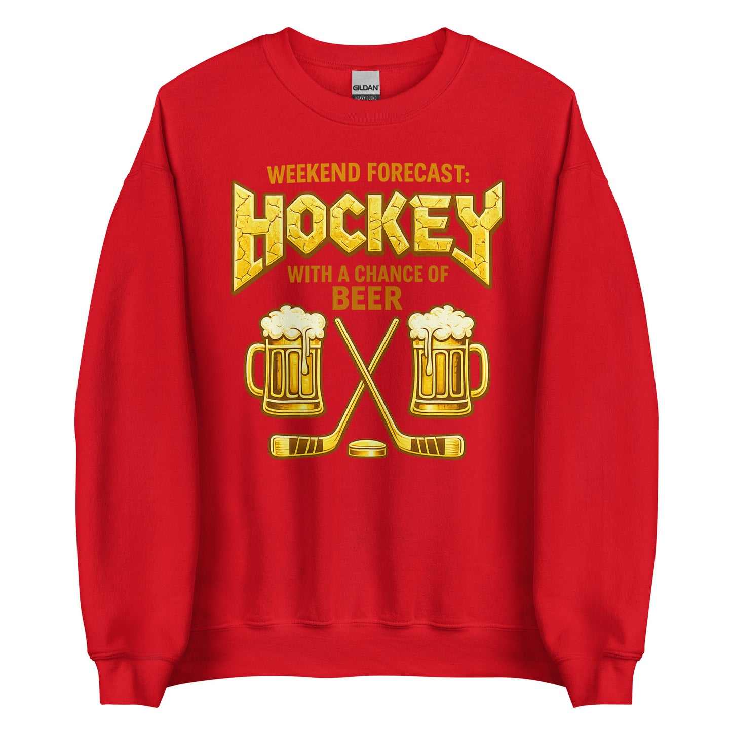 Weekend Forecast: Hockey with a Chance of Beer – Unisex Sweater