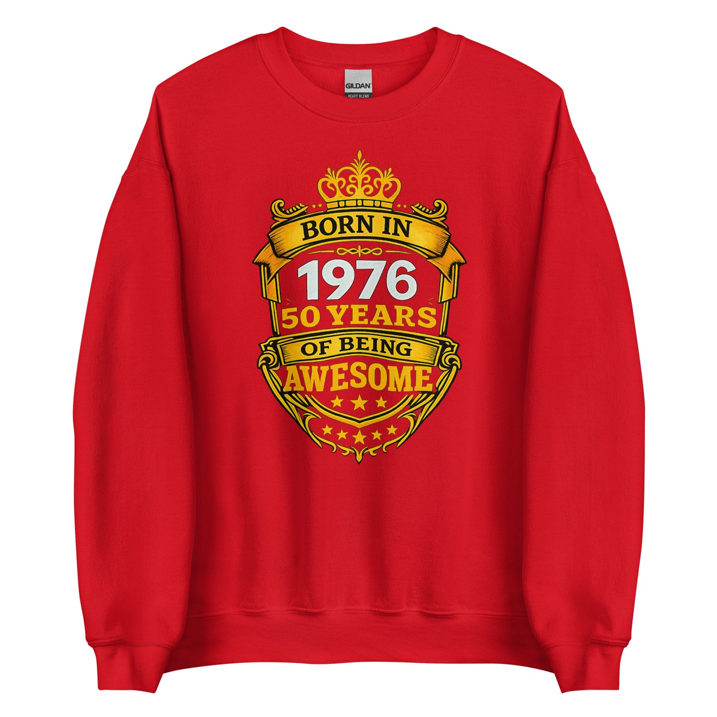 Born in 1976 – 50 Years of Being Awesome – Unisex Sweater