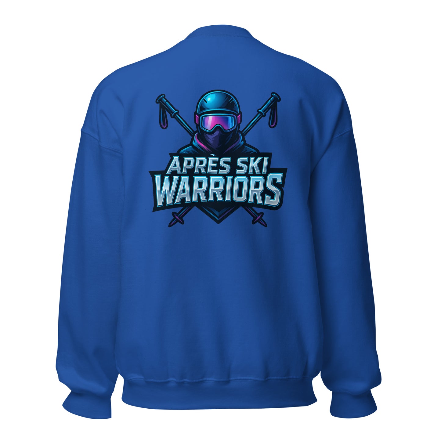 Après Ski Warriors – Backprint Sweater für Gruppenfeiern