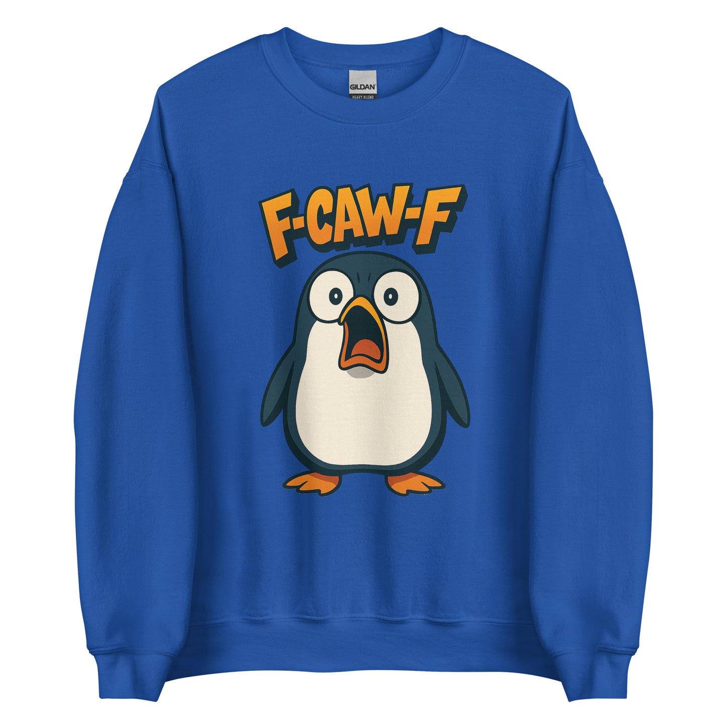 F-CAW-F – Schockierter Pinguin – Sweater