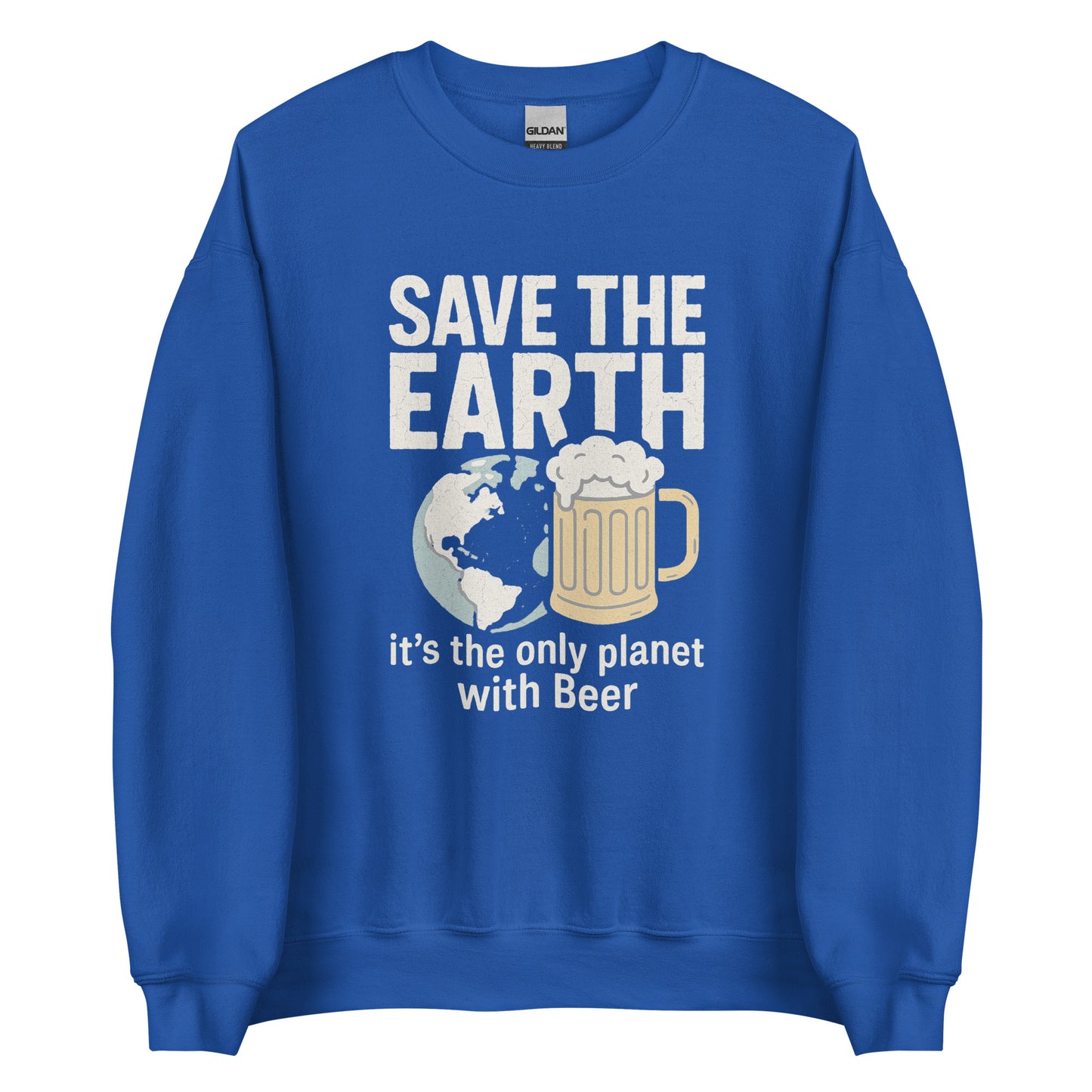 Save The Earth – It’s The Only Planet With Beer – Unisex Sweater