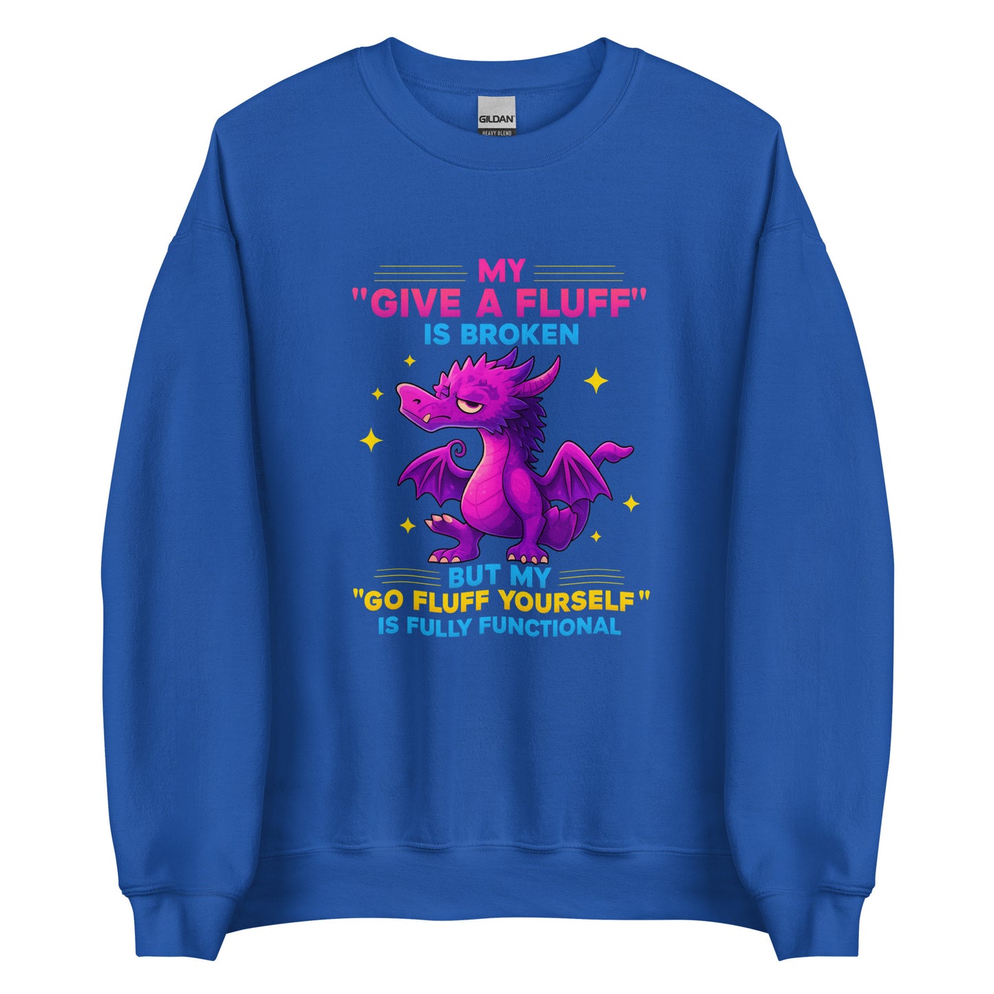 My “Give a Fluff” Is Broken – Unisex Sweater