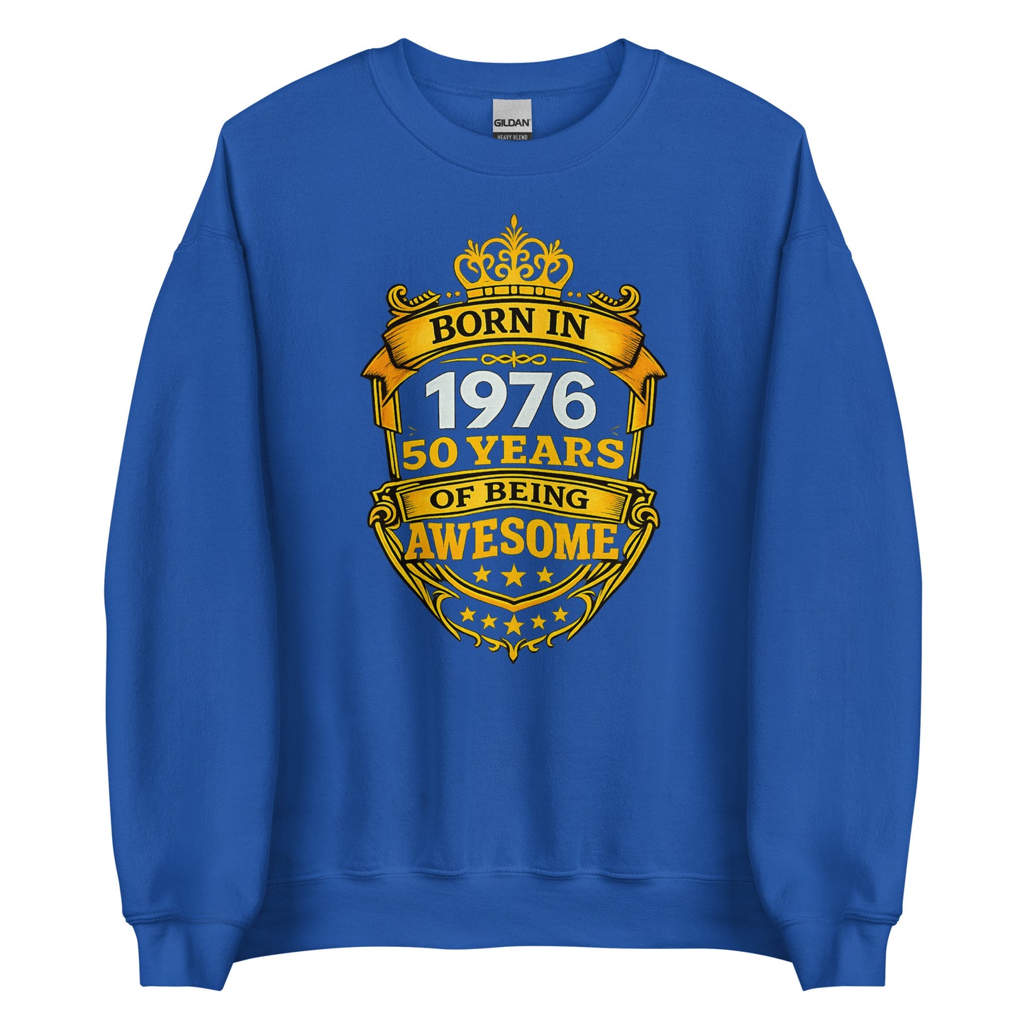 Born in 1976 – 50 Years of Being Awesome – Unisex Sweater