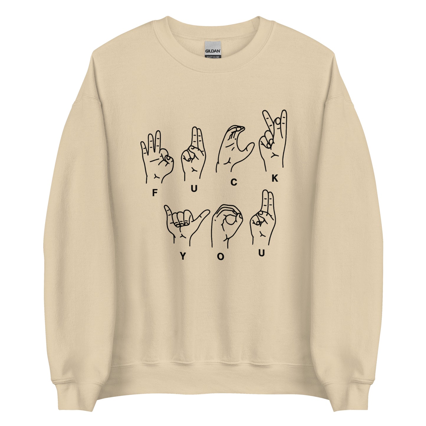 Fuck You Handsign Unisex Sweater