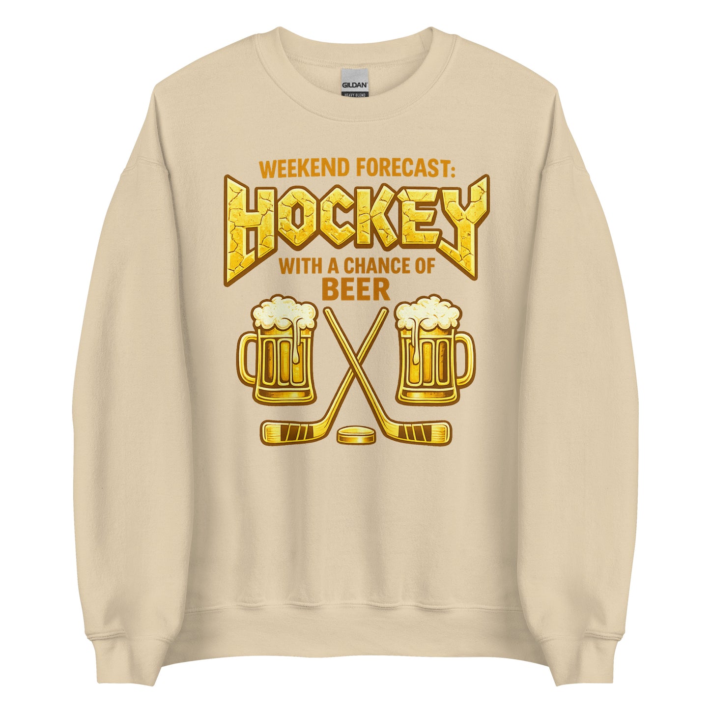 Weekend Forecast: Hockey with a Chance of Beer – Unisex Sweater