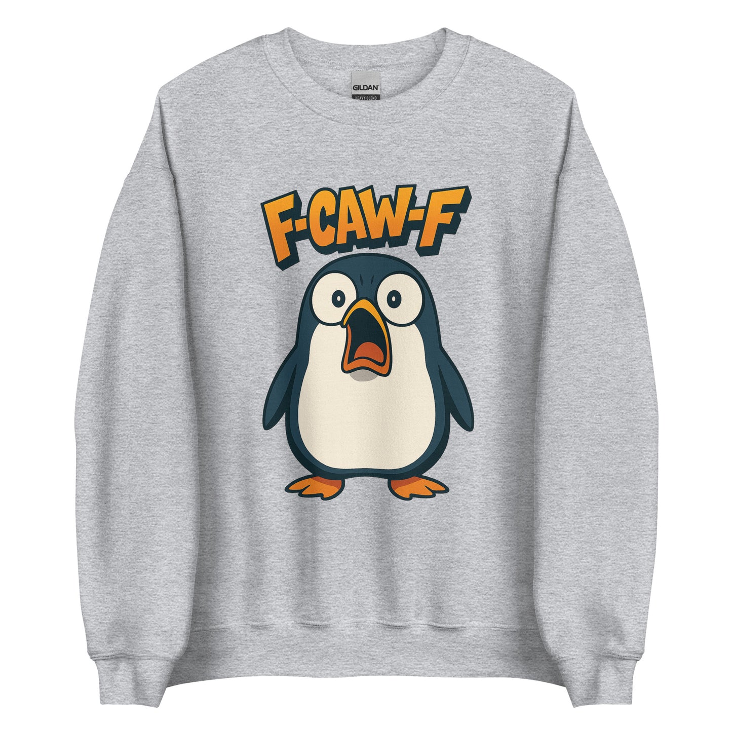 F-CAW-F – Schockierter Pinguin – Sweater