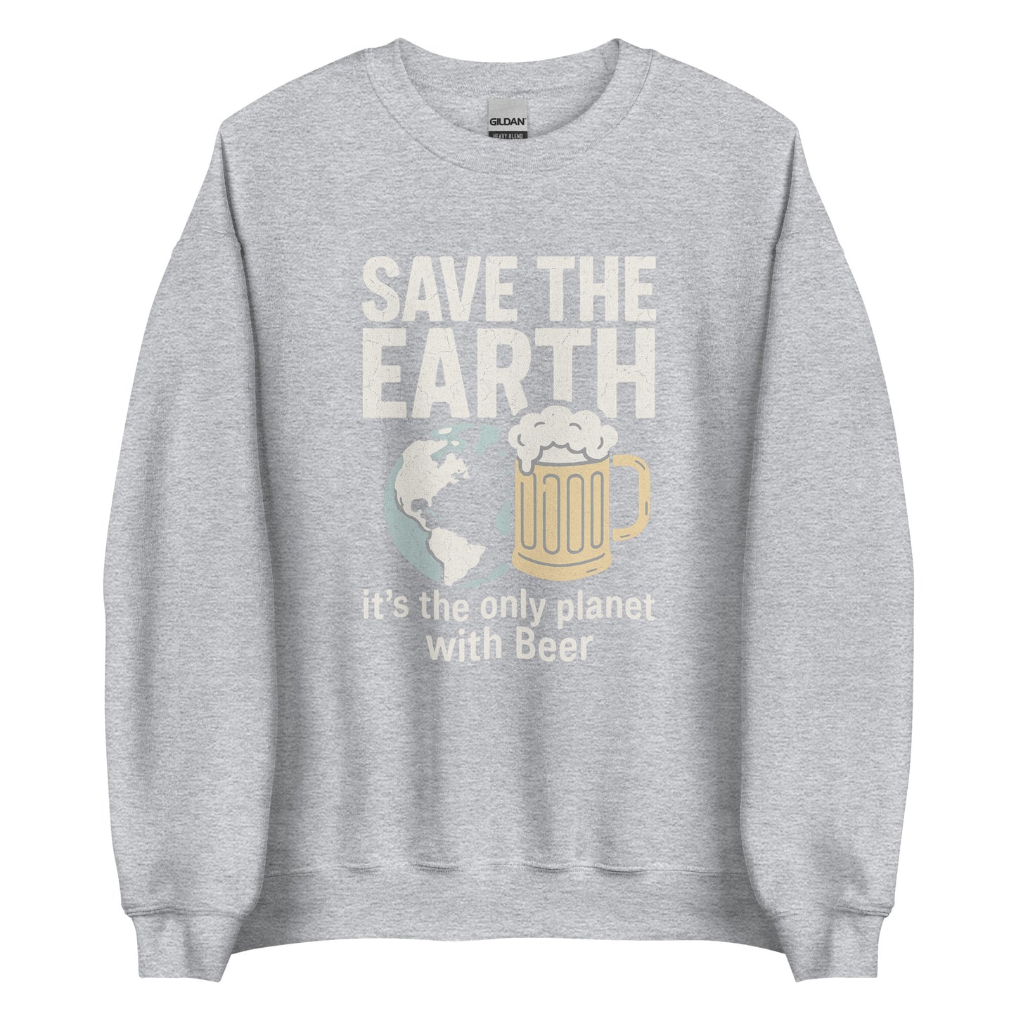 Save The Earth – It’s The Only Planet With Beer – Unisex Sweater