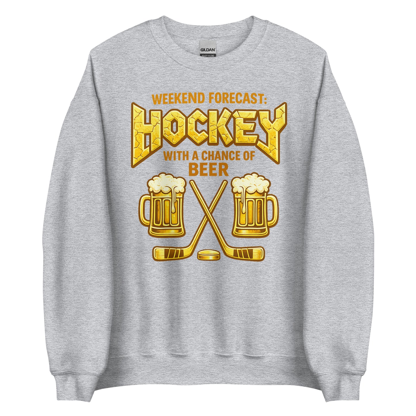 Weekend Forecast: Hockey with a Chance of Beer – Unisex Sweater