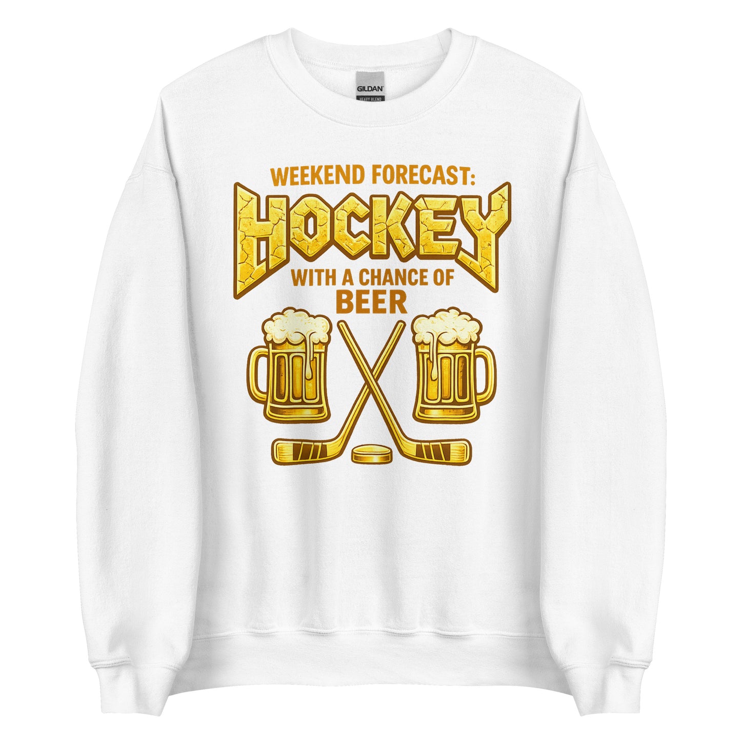 Weekend Forecast: Hockey with a Chance of Beer – Unisex Sweater