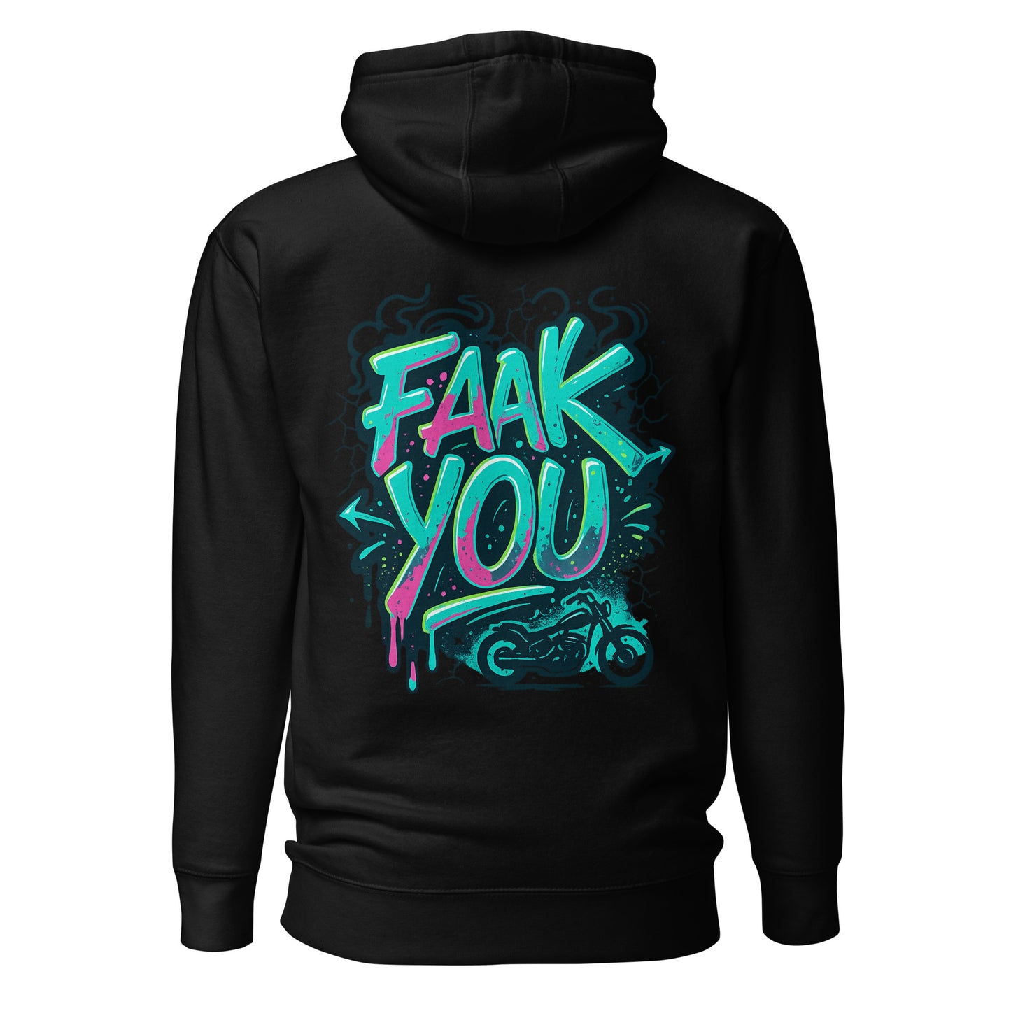FAAK YOU – Hoodie mit Backprint