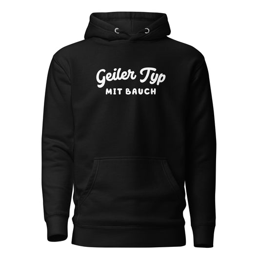 Geiler Typ mit Bauch - Hoodie