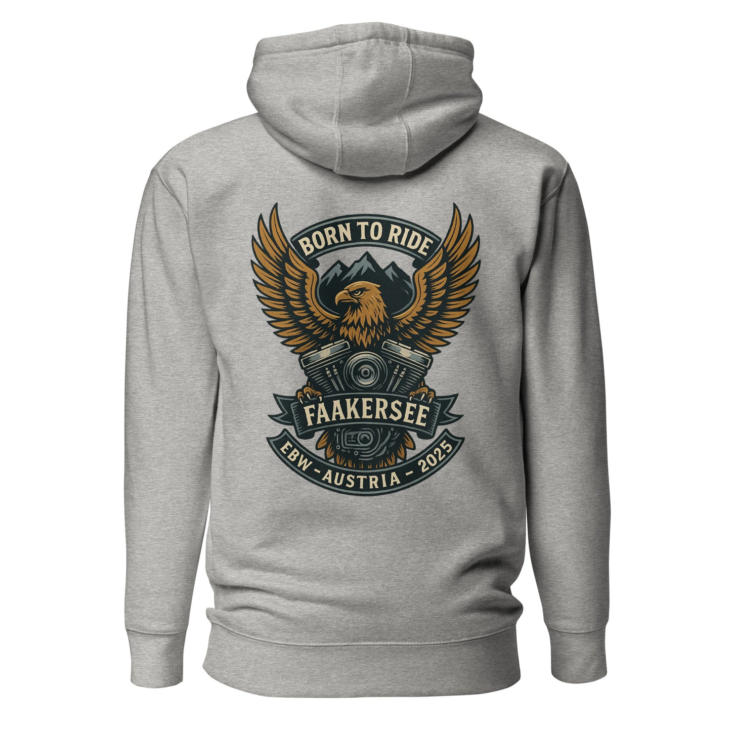 Born to Ride – EBW Faakersee Edition 2025 – Unisex Hoodie – Backprint
