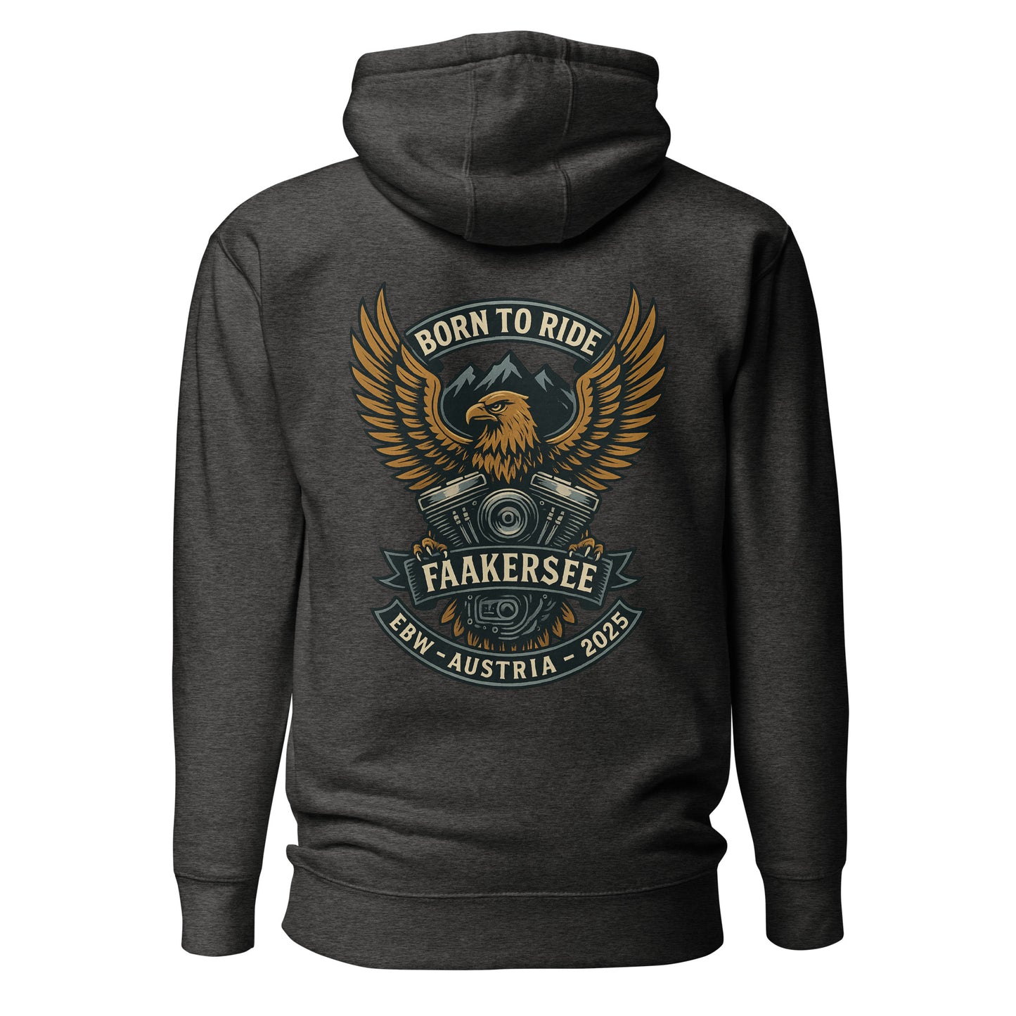 Born to Ride – EBW Faakersee Edition 2025 – Unisex Hoodie – Backprint