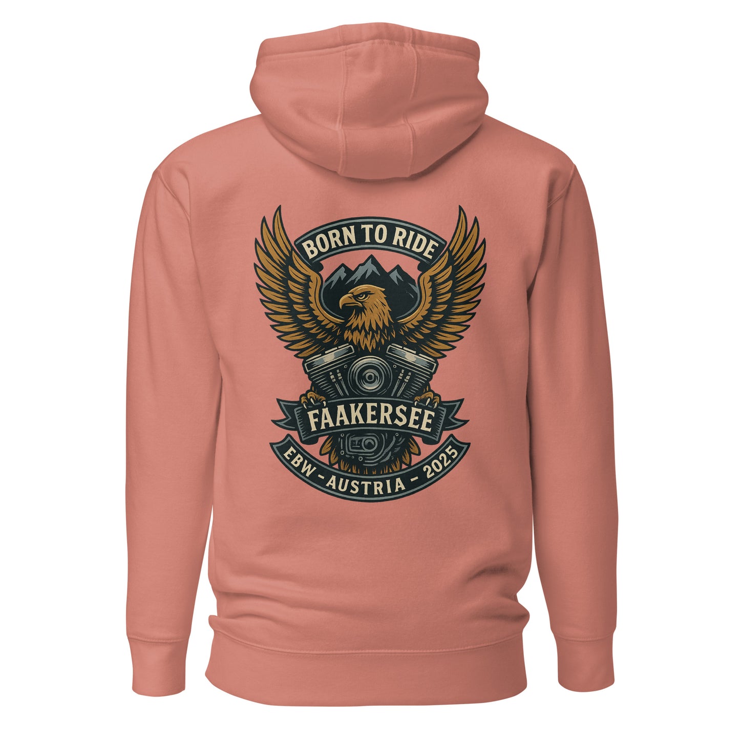 Born to Ride – EBW Faakersee Edition 2025 – Unisex Hoodie – Backprint