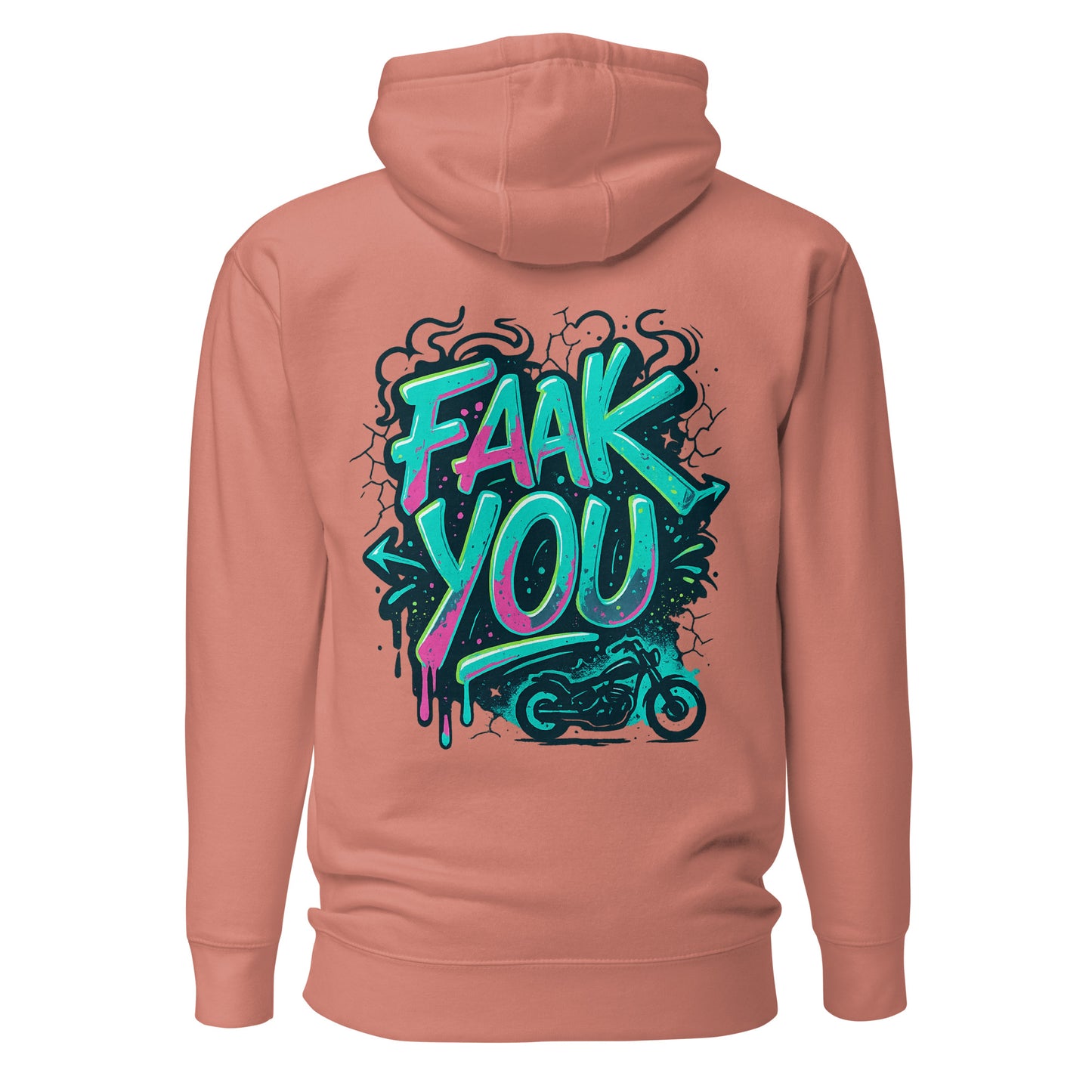 FAAK YOU – Hoodie mit Backprint