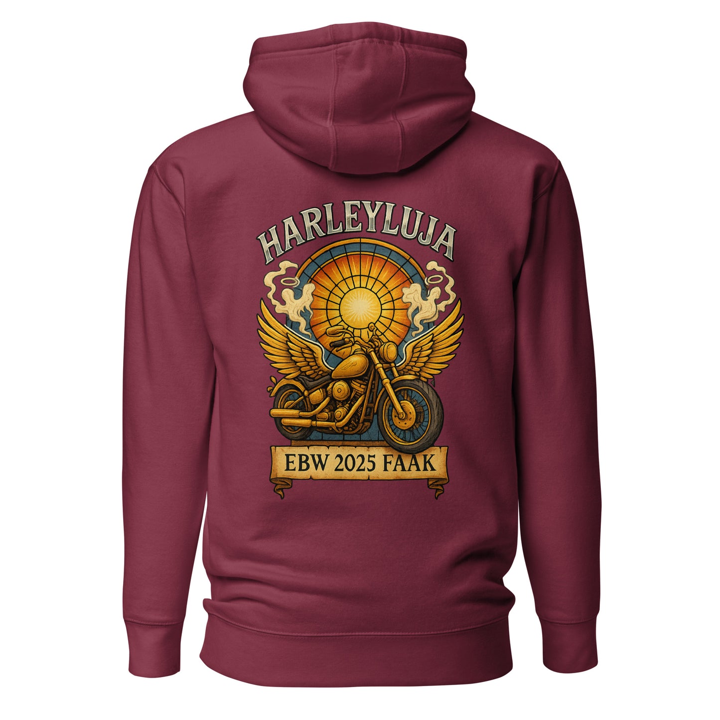 Harleyluja – Faakersee Edition 2025 – Unisex Hoodie (Backprint)