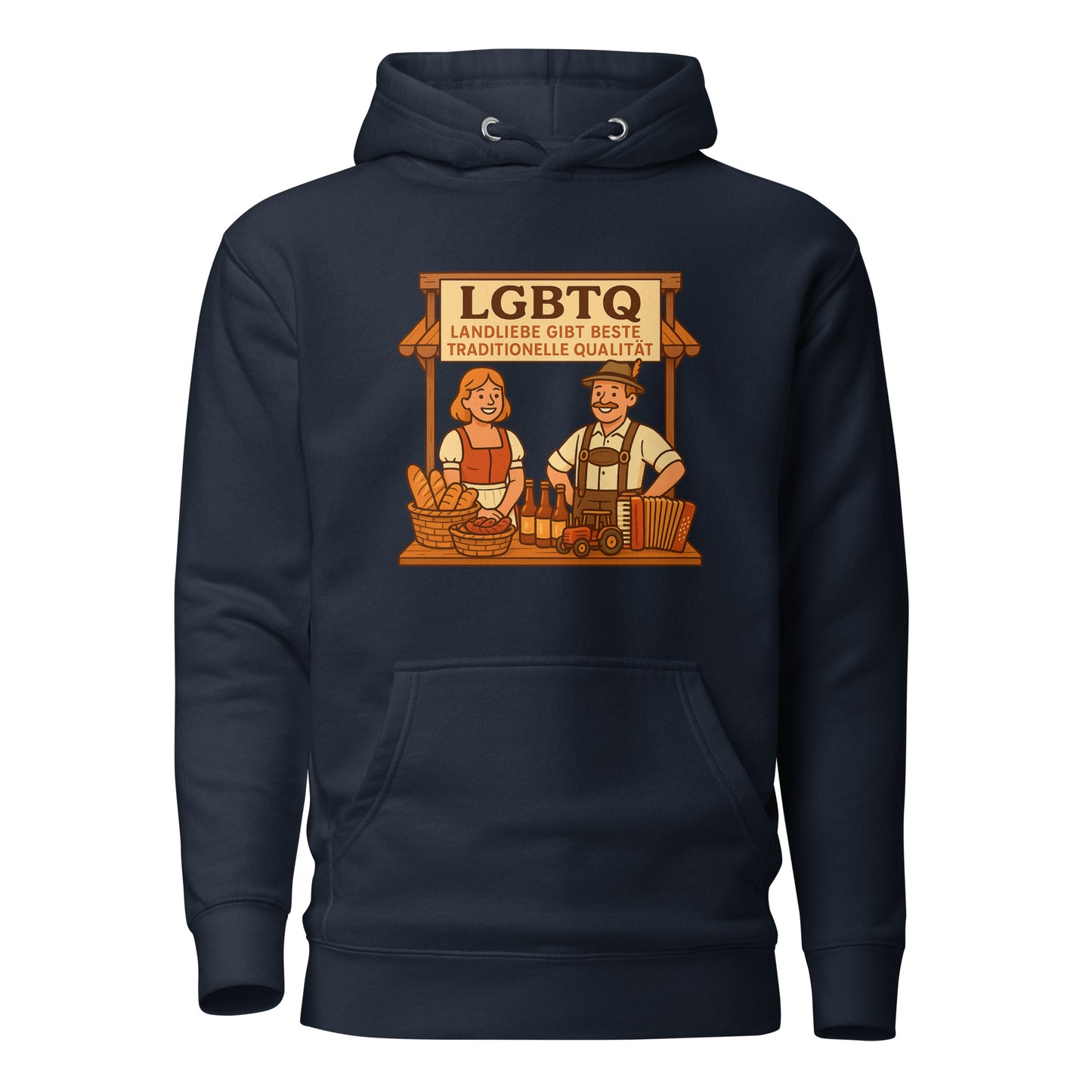 LGBTQ – Landliebe gibt beste traditionelle Qualität – Hoodie