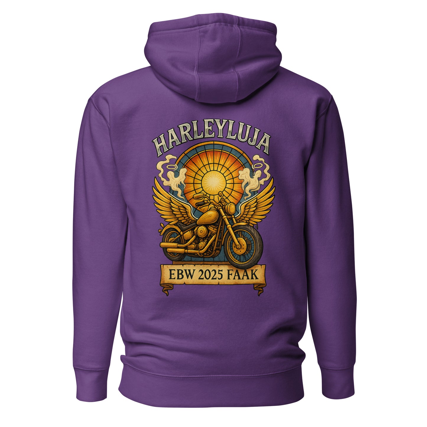 Harleyluja – Faakersee Edition 2025 – Unisex Hoodie (Backprint)